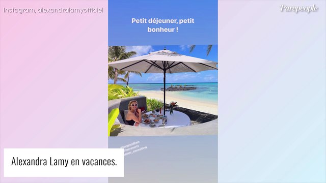 Alexandra Lamy sublime en maillot de bain, vacances au top sur un île de rêve