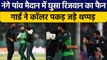 PAK vs NZ: चलते मैच में घुस गया Rizwan का फैन, Guard ने Collar से पकड़ जड़े थप्पड़ | वनइंडिया हिंदी