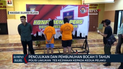 Polisi Lakukan Tes Kejiwaan Kepada Kedua Pelaku Pembunuhan Anak