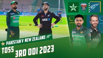 Toss | Pakistan vs New Zealand | 3rd ODI 2023 | PCB | MZ2T