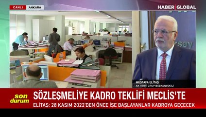 AK Partili Elitaş'tan EYT düzenlemesi açıklaması: Bizden bir tarih istemeyin