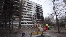 Ukrayna'da savaşın acı yüzünü yansıtan Harkiv kentinde yaralar sarılıyor