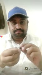 Ring vanishing magic trick