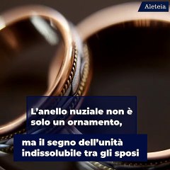 Il bacio della fede nuziale