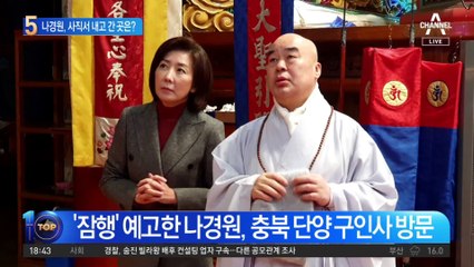 尹, 사표 수리 대신 해임…나경원이 찾아간 곳은?