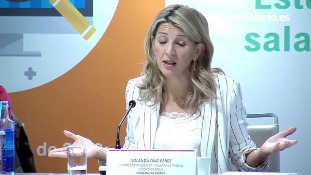 Yolanda Díaz: “No podemos permitir que empresas engorden sus beneficios a costa de devaluar salarios”