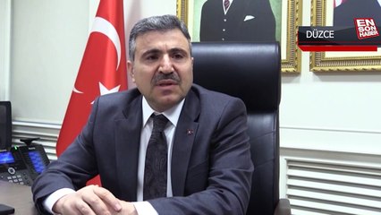Düzce'de hak sahibi depremzedeler için yapılacak konutlara yönelik çalışmaları sürüyor