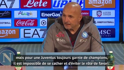 18e j. - Spaletti : "La Juve ne peut pas se cacher"
