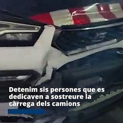 Seis detenidos en Badalona por robar en camiones de áreas de servicio