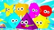 Ten Little Shapes | Learning Videos And Children Rhymes