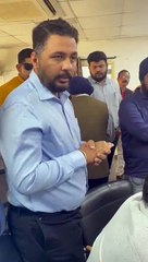 भाजयुमो ने रायपुर विकास प्राधिकरण के खिलाफ  किया प्रदर्शन