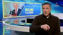 López Obrador compara al rector de la UNAM con Poncio Pilato por el caso de Yasmín Esquivel
