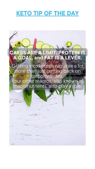 Keto Tip Of The Day - Limit Carbs, Protein Goals, Level with Fat