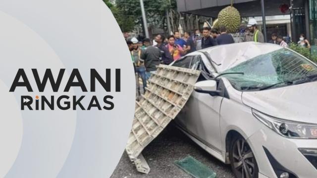 AWANI Ringkas: Kereta remuk dihempap besi dari tingkat 56