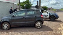 Veículo Volkswagen Fox tomado de assalto é recuperado na marginal da PRc-467