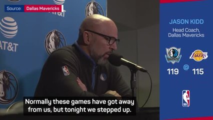 'He was Luka' - Mavericks and Lakers marvel at Dončić heroics