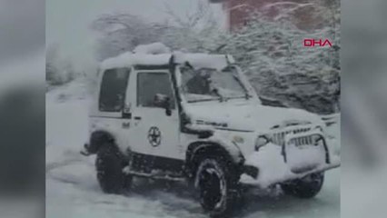 SAKLIKENT YOLUNDA SNOWBOARD YAPTILAR