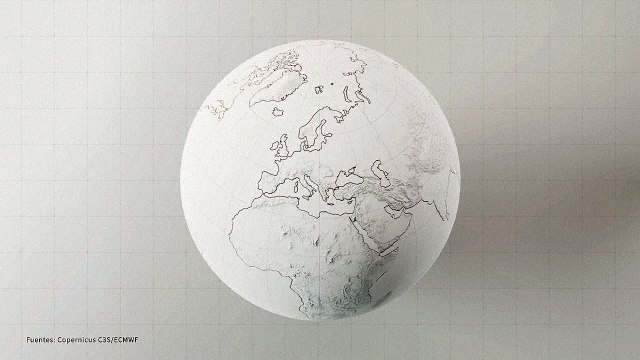 Anomalías de temperatura en 2022