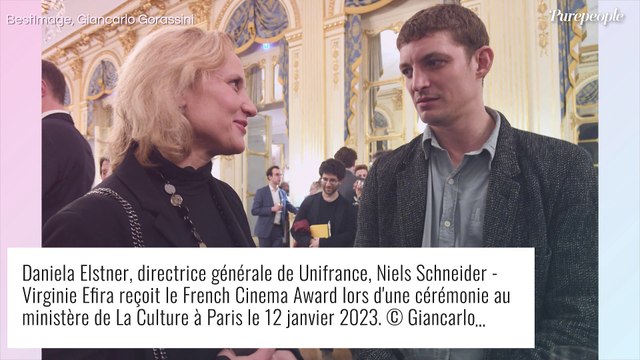La plus star : Virginie Efira récompensée avant les César, son amoureux Niels Schneider fier à ses côtés