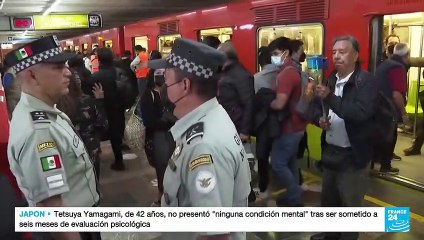 Gobierno mexicano despliega a la Guardia Nacional para custodiar el Metro de la capital