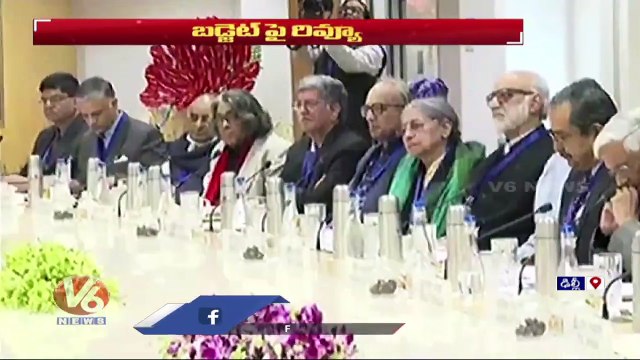 PM Modi Holds Meeting With Economists At NITI Aayog On Upcoming Union Budget _ V6 News