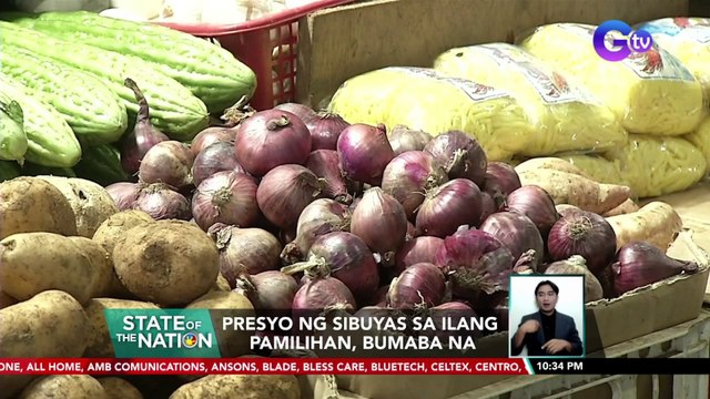 Presyo ng sibuyas sa ilang pamilihan, bumaba na | SONA