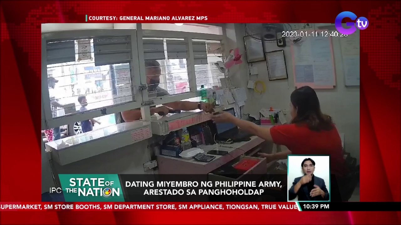 Dating miyembro ng Philippine Army, arestado sa panghoholdap | SONA