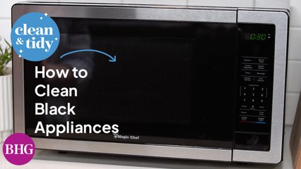 How to Keep Black Kitchen Appliances Clean