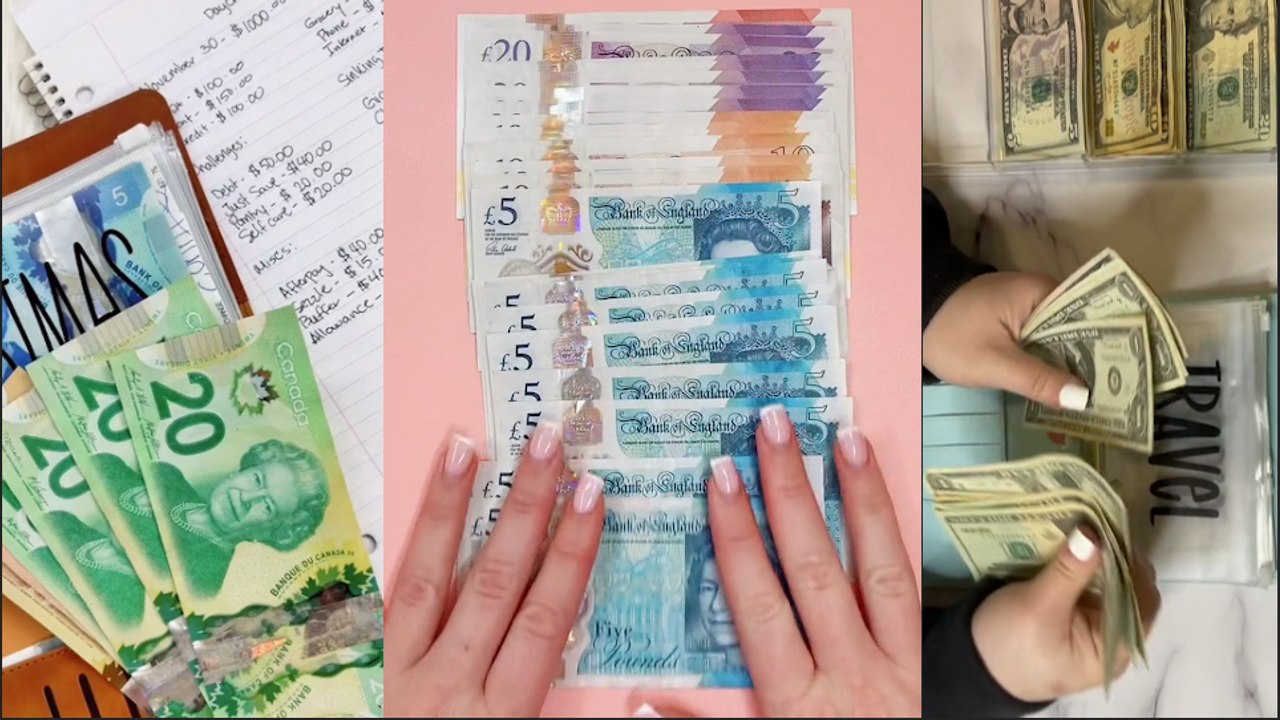 Sur TikTok, l’argent liquide pour faire des économies face à l’inflation