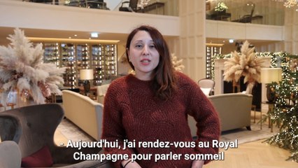 Mieux dormir grâce à une sleep angel au Royal Champagne