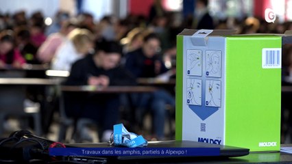 Reportage - Travaux dans les amphis, partiels à Alpexpo !