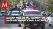 Llegan elementos de la Guardia Nacional a Acapulco tras recientes asesinatos