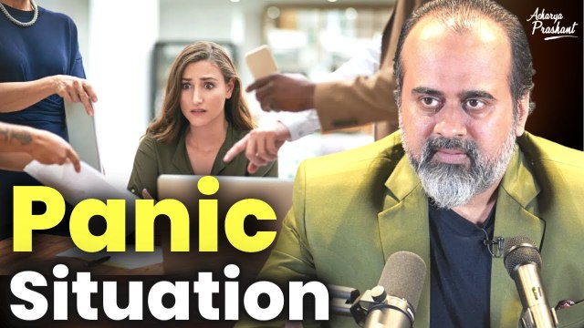 When things go bad, I start panicking __ Acharya Prashant, at Mithibai College, Mumbai (2022)