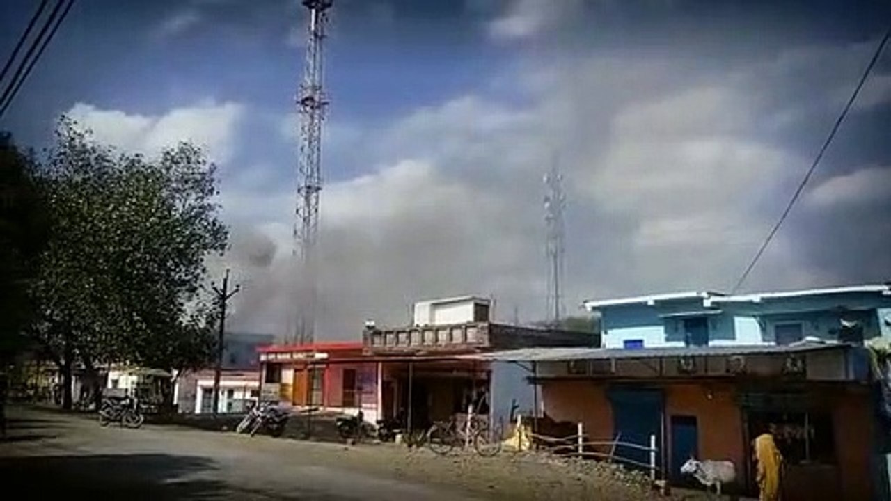 Fire broke out in the godown adjacent to the highway