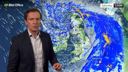 Met Office Evening Weather Forecast 13/01/23 - More Heavy Rain Overnight.