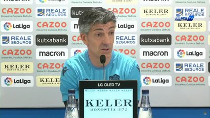 Alguacil sobre el derbi vasco: "Es el partido más importante. Da igual en el momento en el que estemos los dos equipos"