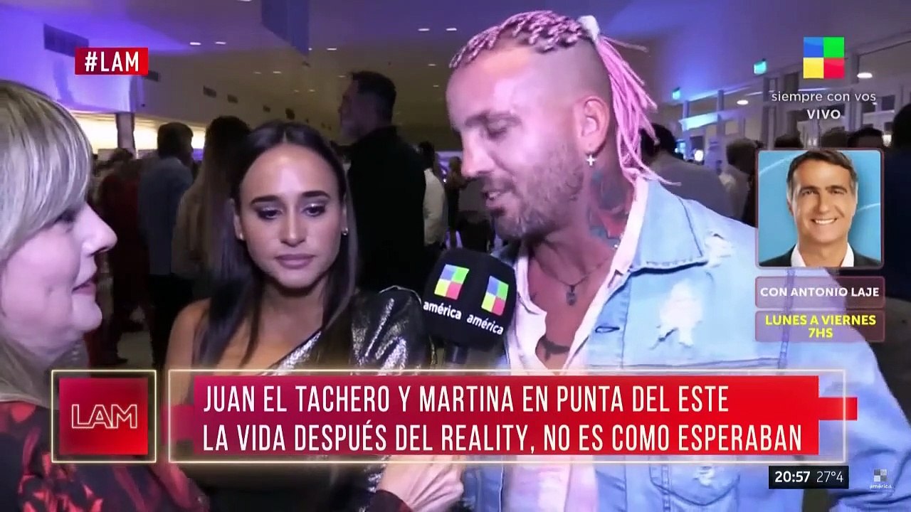 La insólita decepción de Martina Stewart Usher y Juan Reverdito.