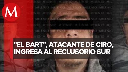 Trasladan al reclusorio Sur a 'Bart', hombre que disparó contra Ciro Gómez Leyva