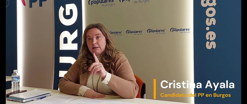 Cristina Ayala. Candidata del PP en Burgos. 1