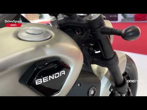 Auto Expo 2023: BENDA Darkflag Motorcycle Walkaround | Promeet Ghosh | HINDI DriveSpark