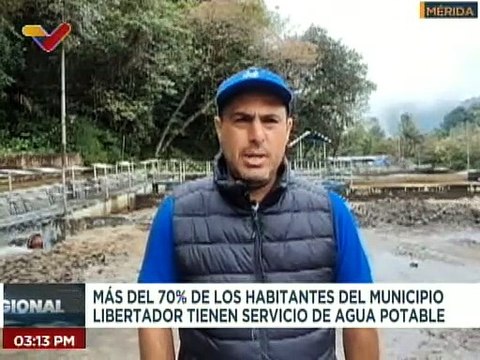 Gobierno de Mérida garantiza 75% del servicio de agua potable a los habitantes del mcpio. Libertador