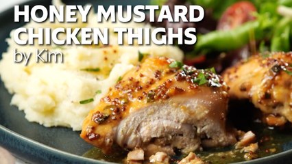 How To Make Honey Mustard Chicken Thighs
