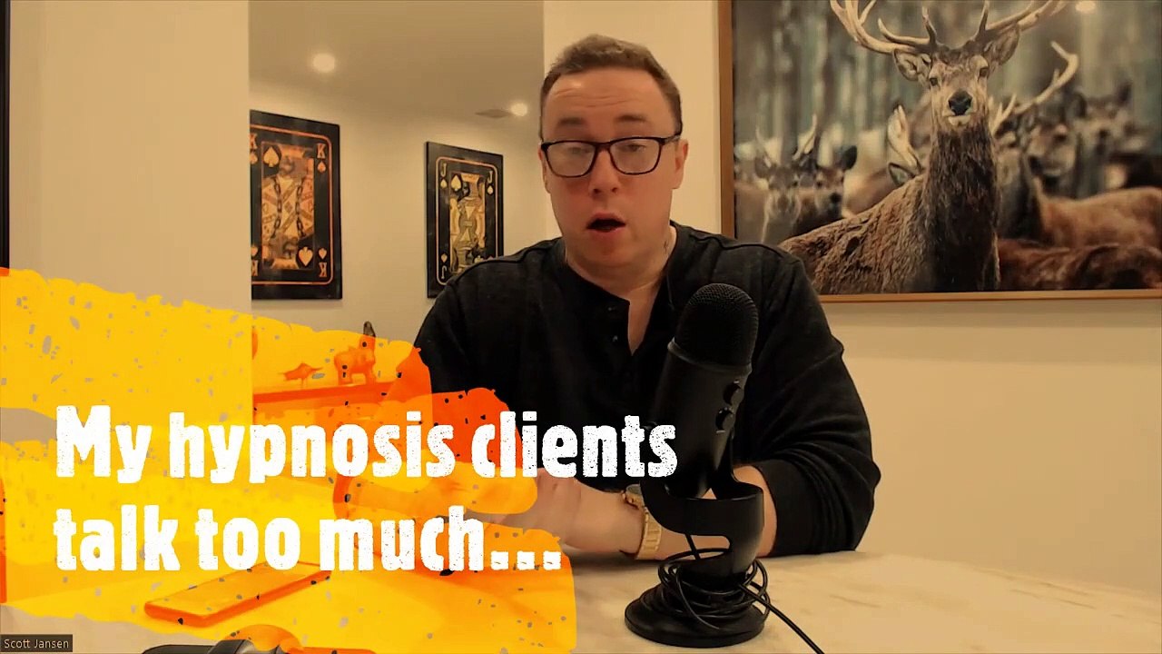 My Hypnotherapy Clients Talk Too Much (What do I do_) video Dailymotion