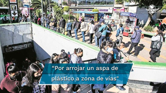 ¿Sabotaje en Metro? Detienen a mujer en Centro Médico por presuntamente arrojar objeto a las vías