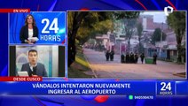 Cusco: Aeropuerto Alejandro Velasco Astete vuelve a suspender sus operaciones por temor a protestas