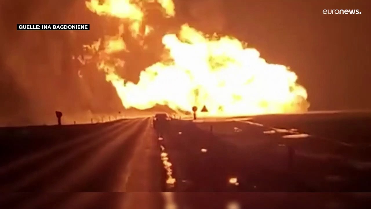 Gaspipeline in Litauen explodiert