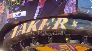 Suga X Lakers Highlights, Min Yoongi is main event  #SUGA #sugaxlakers #minyoongi #btspakistan