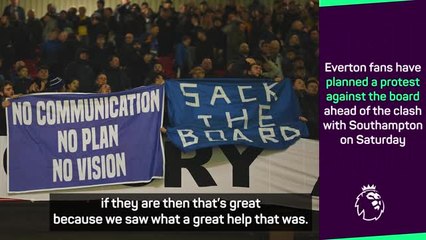 Lampard hopeful of strong Everton support despite fan protests