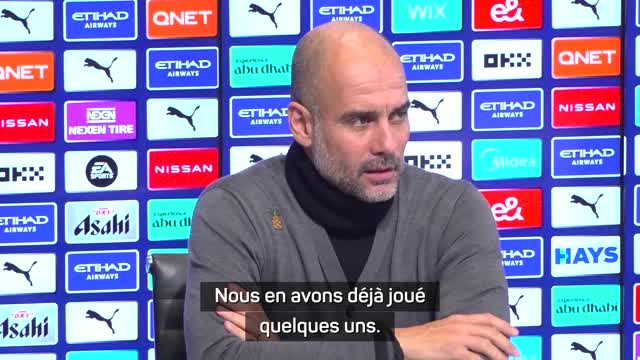 20e j. - Guardiola : "C’est toujours important lorsque c’est contre Manchester United"