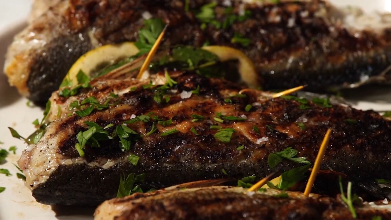 Lemon-Stuffed Grilled Branzino Recipe